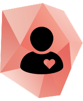 Person with Heart Clipart